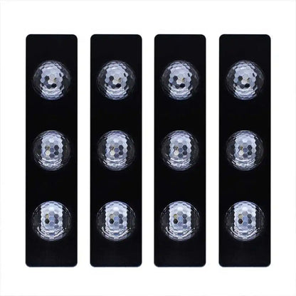 The atmosphere lights one drags four modified with colorful remote voice-activated led decorative in the car atmosphere lights