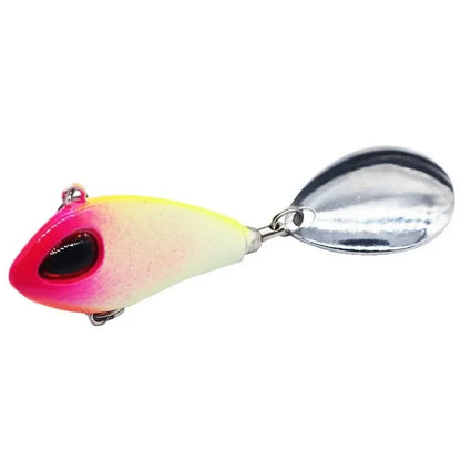 ZWICKE 1 pieza de señuelo de pesca Mini VIB de metal con cuchara, aparejo de pesca de invierno, crankbait, cebo giratorio vibratorio que se hunde, 6 g, 10 g, 17 g y 25 g