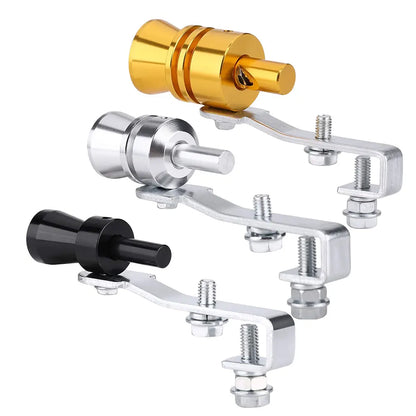Aluminum Alloy Car Roar Maker Turbo Sound Whistle Universal Turbo Exhaust Whistle Sound Booster Blow Off for Car Styling Tunning
