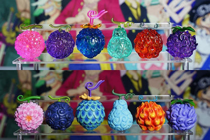 22 Styles One Piece Devil Fruit Figuer GK Eustass Kid Magnet Magnet Kaidou Fish Fish Luffy Gum Gum Fruit Collectible Model Toys