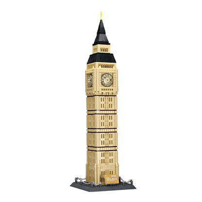 1664 piezas del modelo Big Ben de Londres, bloques de construcción, arquitectura de fama mundial, ladrillos, vista de la calle de la ciudad, juguetes, regalos para niños