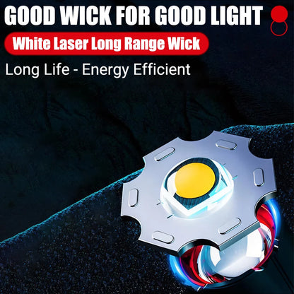100000 Lumens Super Bright Long Range LED Flashlight Tactical Flashlight Outdoor Waterproof Flashlight Camping Lantern Torch