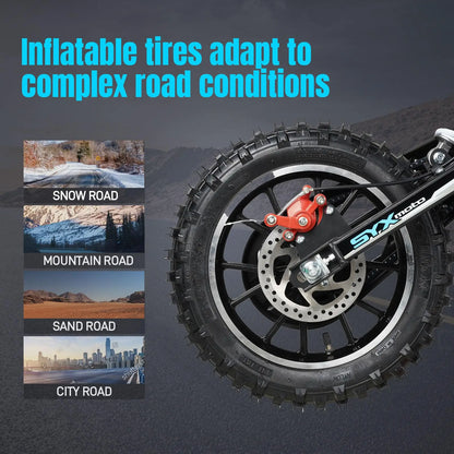 58cc Dirt Bike for Kids Off-Road Motorcycle with 4-Stroke Gas Power Sport Mini Motorcycle Gasoline Kart Children Racing Motobike