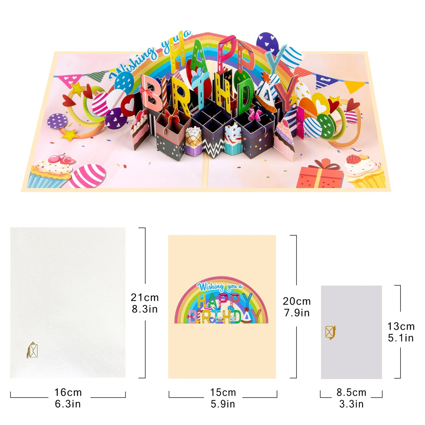 3D Pop-Up Cards Flowers Birthday Card Anniversary Gifts Postcard Maple Cherry Tree Wedding Invitations Greeting Cards