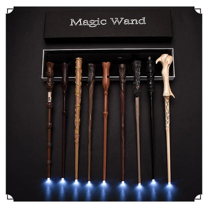 39cm Glowing High-End Potter Magic Wand With Multiple Styles To Choose From, Christmas Black Boxed Exquisite Children'S Gift