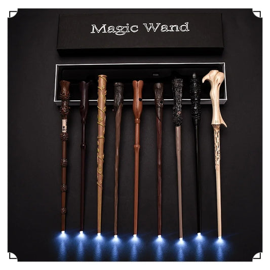 39cm Glowing High-End Potter Magic Wand With Multiple Styles To Choose From, Christmas Black Boxed Exquisite Children'S Gift