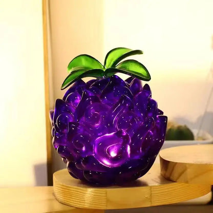 One Piece Cursed Devil Fruit Night Light 10CM Anime Action Figure Model Luffy Rubber Ace Burning Surgery Darkness LED Lamp Toys