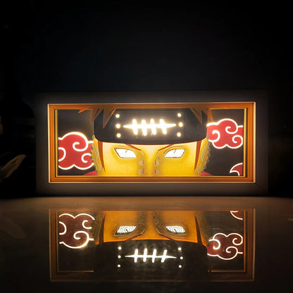 Anime One Piece Paper Cut Shadow Box Light Remote control model multiple colors Gamer Bedroom Decoration party present