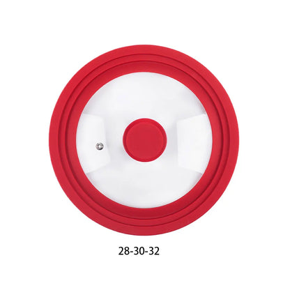 Transparent Glass Pot Lid Handle Anti Scalding Easy To Clean Kitchen Accessory Kitchen Pot Coverl