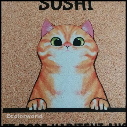 Personalized Pet Mat Custom Welkom Bij Dog Cat Doormat Rug Floor Mats Carpet Home Decor Accessory Pets Owners Lovers Gift