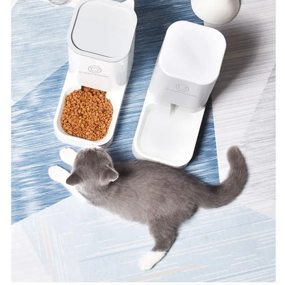 Comedero automático para gatos y perros, dispensador automático de agua, práctico para viajes de corta distancia, gran capacidad, para gatos