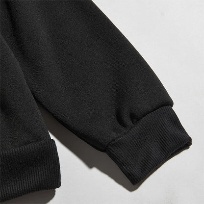 Sweat à capuche à poche kangourou imprimé ailes, sweat-shirt à manches longues, vêtements décontractés pour femmes