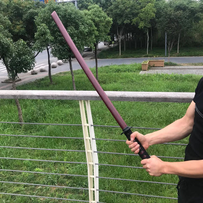 60cm Demon Katana Wood Sword Cosplay Performance Props Ninja Sword Toy For Children Aikido Wooden  Knife