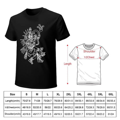Aztec Quetzalcoatl Drawing \t T-Shirt quick-drying anime clothes graphics mens shirts graphic tee