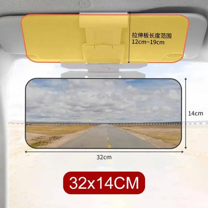 2 in 1 Car Sun Visor Goggle Night Vision Driving HD Anti Sunlight Dazzling Day Mirror Anti-UV Auto Interior Mirrors Sunshades