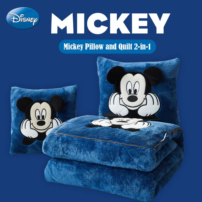 Autumn and Winter 2024 New Disney Double-Sided Arctic Cashmere Steedy Thicker New Throw Pillow Is Weighted Long Christmas Gift