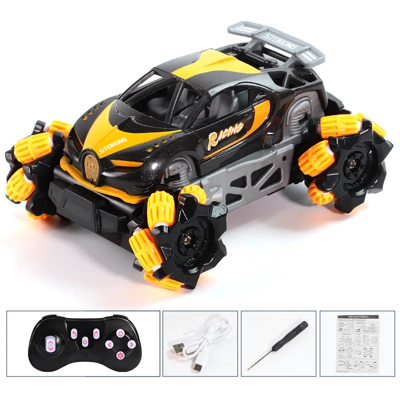 RC Car Mini Stunt Drift Car Gesture Sensing with Led Lights 2.4G Radio Remote Control Electric Toy Power Wheels Off Road Racing