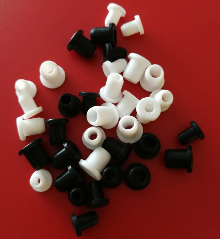 5-50mm Through Hole Silicone Rubber Wiring Grommets Round Blanking O-ring Gasket Computer Desk Cable Grommets Outlet Ring Coil