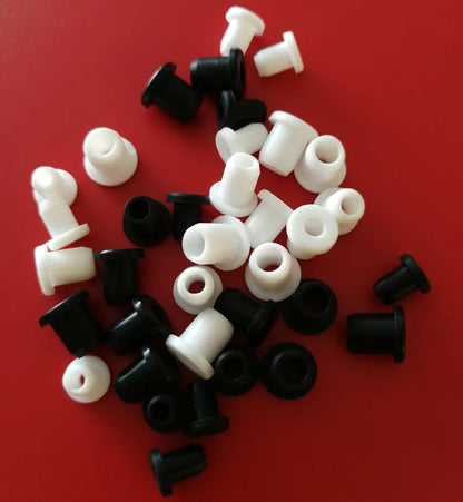 5-50mm Through Hole Silicone Rubber Wiring Grommets Round Blanking O-ring Gasket Computer Desk Cable Grommets Outlet Ring Coil