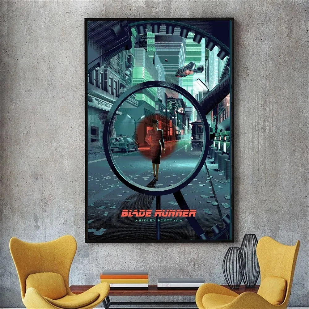 Blade Runner 2049 Movie Poster No Framed Poster Kraft Club Bar Paper Vintage Poster Wall Art Painting Bedroom Study Stickers