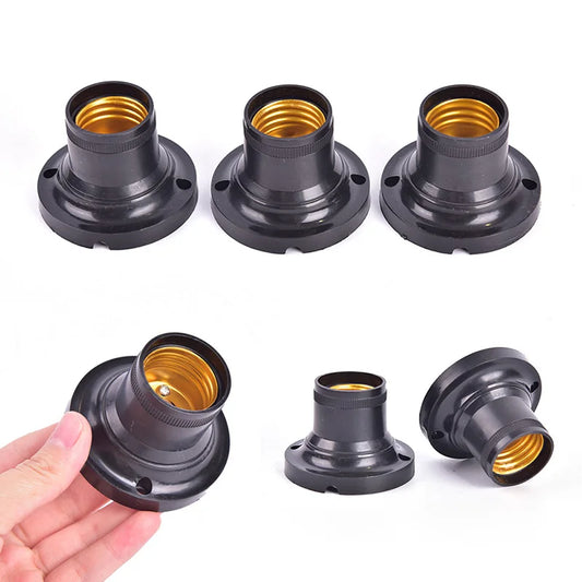 Lot de 10 douilles de support de lampe E27 pour ampoule LED