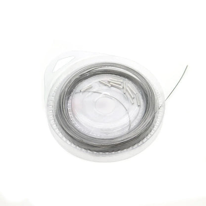 Cable de acero tejido de 7 hebras recubierto de nailon anticorrosión de 10 m, de 5 lb a 200 lb, para aparejos, señuelos de pesca, línea líder