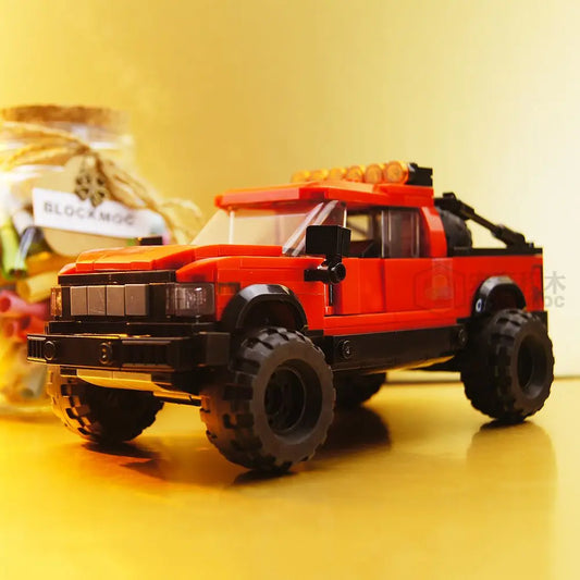 Toy MOC SUV Speed Champion City Car Racer Classic off-road Building Blocks Brick Racing Super Technique Creative Garage DIY Set