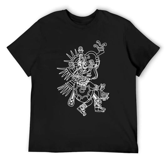 Aztec Quetzalcoatl Drawing \t T-Shirt quick-drying anime clothes graphics mens shirts graphic tee