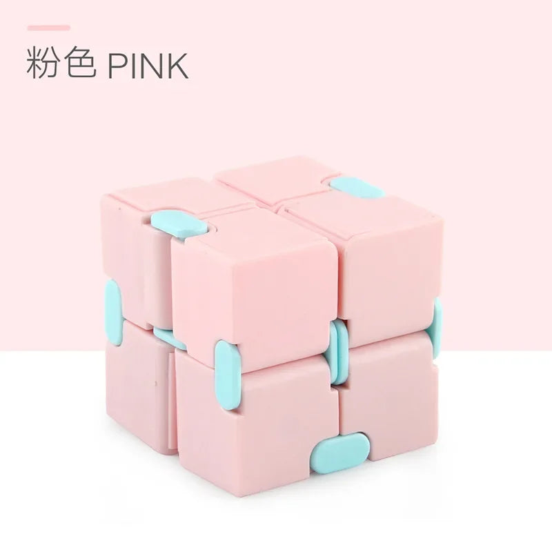 Starry Sky Infinity Cube Square Puzzle Toys Relieve Stress Hand Game Four Corner Maze Toys Children Adult Decompression fidget