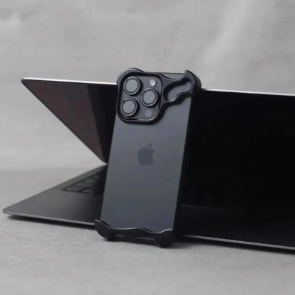 Titanium Metal Phone Case for IPhone 16 15 14 13 Pro Max Lens Film Aluminum Alloy Corner Pad Bumper Shockproof No Border Cover