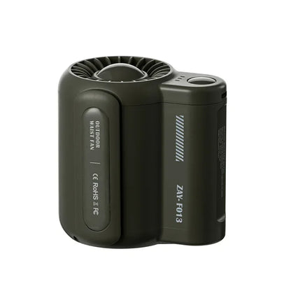 USB Fanless Fans Neck Portable Belt Fans Mini Cooling Fans Bladeless Rechargeable Wearable Air Cooler For Outdoor Sports Travel