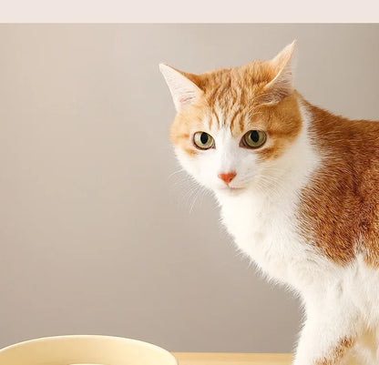 Slow Feeder Cat Bowl Ceramic Cat Food Bowl for Cervical Spine Protection Anti-choking Cat Slow Feeding Dish Bowl Pet Supplies