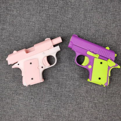 3D Gravity Knife Baby 1911 Edc Toy Gun Model Cannot Shoot 3D Printing Fidget Toy For Kids Adults Boys Birthday Gifts