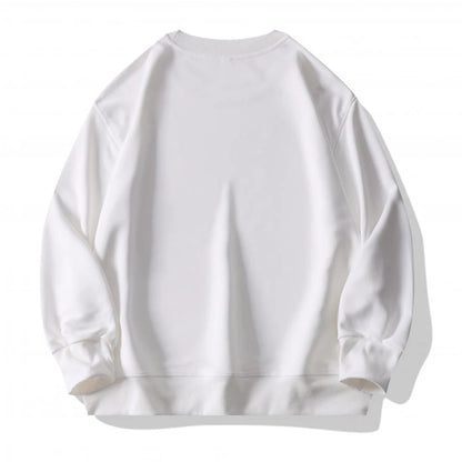 Plain Sublimation Sweatshirt Unisex Wholesale Baggy Black Hoodies Men Sweat Shirt Crew Neck Sweatshirt Men Moletons Masculinos