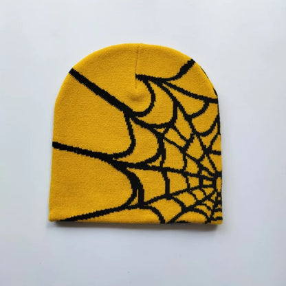 Unisex Knitting Cap Spider Men Women Luxury Beanie Caps Y2k Warm Fashion Versatile Ins Pullover Hiphop Winter Bonnet