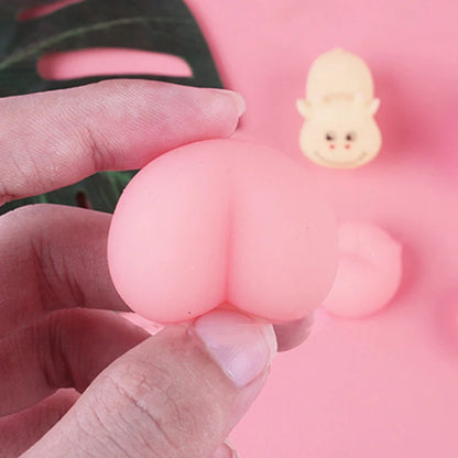 10 piezas de mini bolas de silicona con forma de melocotón para aliviar el estrés y la ansiedad, accesorio para bricolaje con luz nocturna, regalo de fiesta
