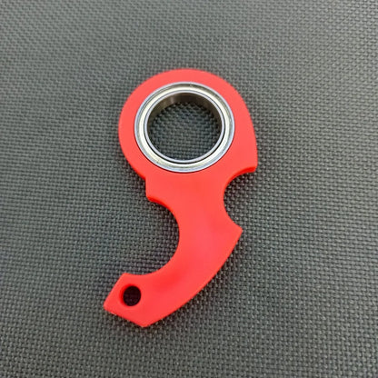 Alivia el aburrimiento Llavero Fidget Spinner Anti-Ansiedad Noctilucente Llavero Giratorio con Punta de Dedo Ligero Moderno Portátil