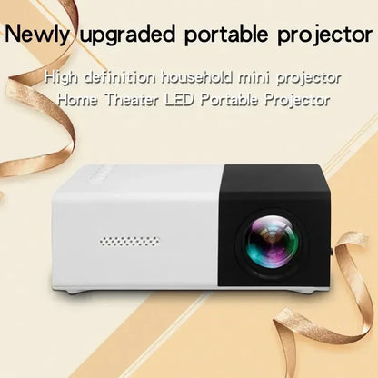 YG300 HD 320x240p Mini projecteur LED prise en charge HDMI USB TF lecteur audio domestique multimédia projecteur intelligent portable pour les voyages