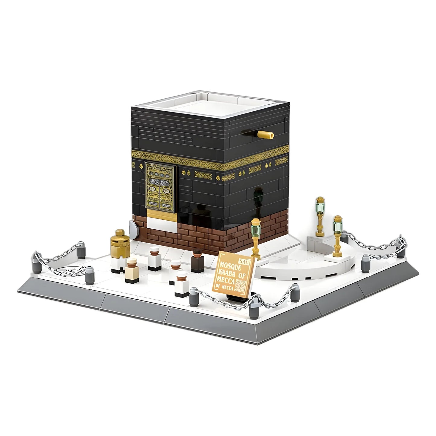 Wange Blocks Architecture Building Bricks MOC City House MOSQUE KAABA  Educational Toy Adult Gift