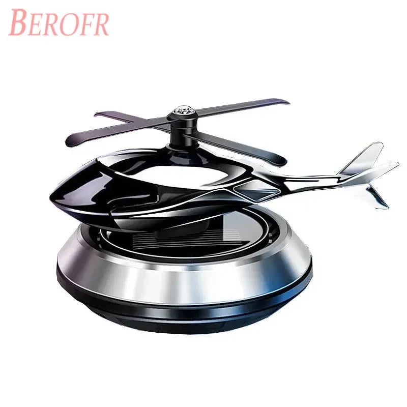 Solar Car Air Freshener Helicopter Propeller Fragrance Supplies Interior Accessories Decor Flavoring Original Perfume Diffuser