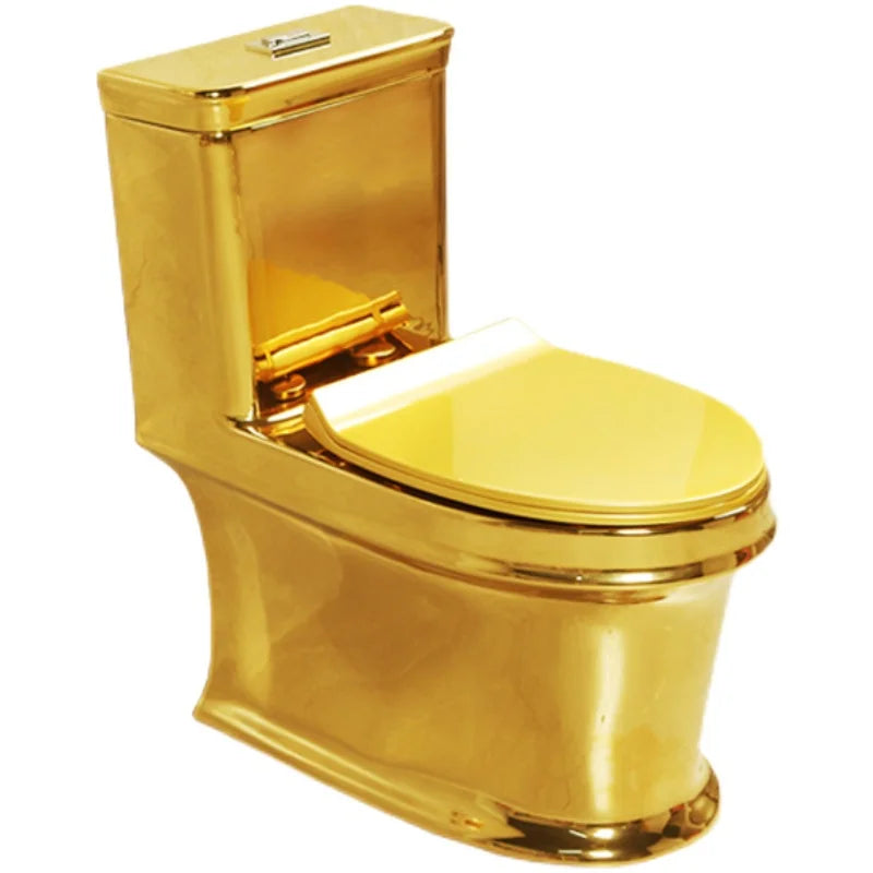 Art Gold Toilet, Water Closet, Odor Proof Toilet, Spray Connected Household Use