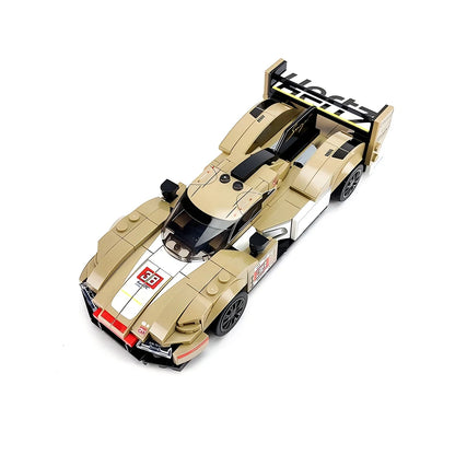 302PCS MOC Speed Champion Le Mans 24 Hours Endurance Race 2023 WEC Series 963 Racing Car Model Building Blocks Children's Toys