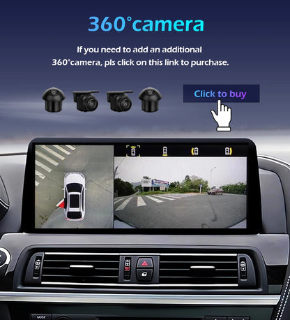 Android 14 Wireless CarPlay For BMW 5 Series F10 F11 2011 - 2017 CIC NBT System Car Radio Multimedia Video Player Navigation GPS