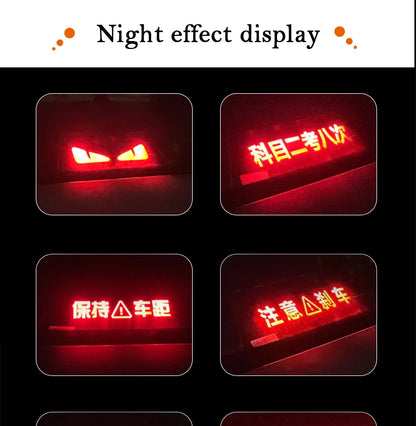 For Lexus ES Car Brake Light Sticker Brake Light Projection Board Cool Exterior Rear windshield Stickers Car Tuning Supplies