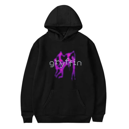 2024 Gryffin Dance Print Cozy Hooded Streetwear Sweater Unisex Stylish Pullover Multiple Colours & Sizes Winter Apparel Fash