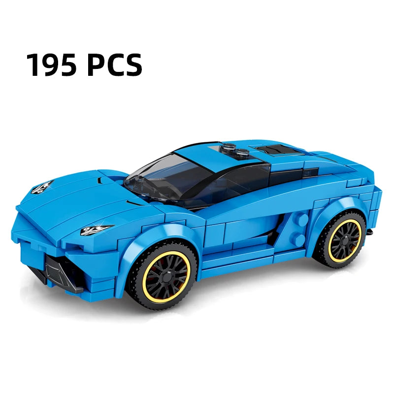 67 models City Racing Car Speed Champions Sports Building Blocks Bricks Classic Rally Super Racers F1 Great Vehicles kits toys