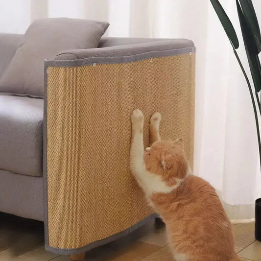 Anti Cat Scratch Sofa Protection Artifact Scratch Board Pad Cat Paws Sharpen Mats Send Nail Fixed Cat Toys