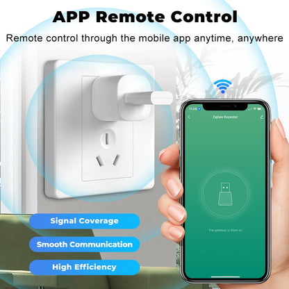 Tuya Smart Life ZigBee 3.0 Signal Repeater USB Extender Smart Home Automation Signal Amplifier for ZigBee Gateway ZigBee2MQTT