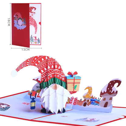 38 Styles 3D Pop Up Greeting Card Love In Hands Birthday Wedding Halloween Christmas Valentines' Day New Year Xmas Kids Gift