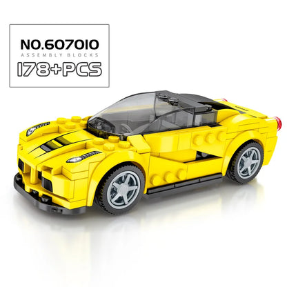 67 models City Racing Car Speed Champions Sports Building Blocks Bricks Classic Rally Super Racers F1 Great Vehicles kits toys